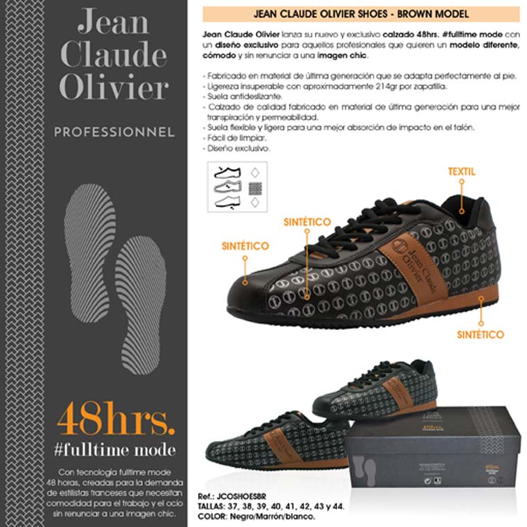 político Adulto Intolerable JEAN CLAUDE OLIVIER lanza el calzado #48hrs #fulltime mode con un diseño  exclusivo - Top Franquicias